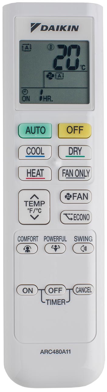 1121131 Daikin Comfora Ftxp Daljinski